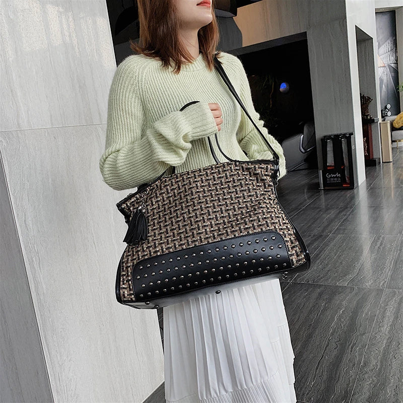 Large Capacity Women Handbag Shoulder Crossbody Tote Messenger Bag