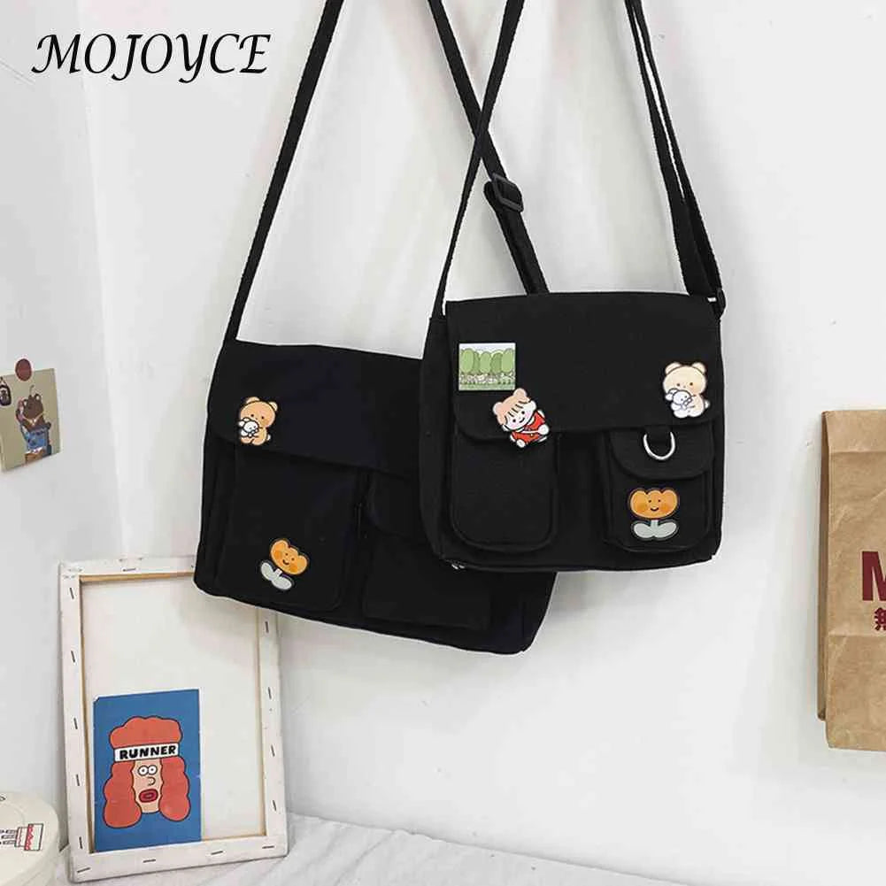 Canvas Crossbody Shoulder Bag for Women Outdoor Traveling