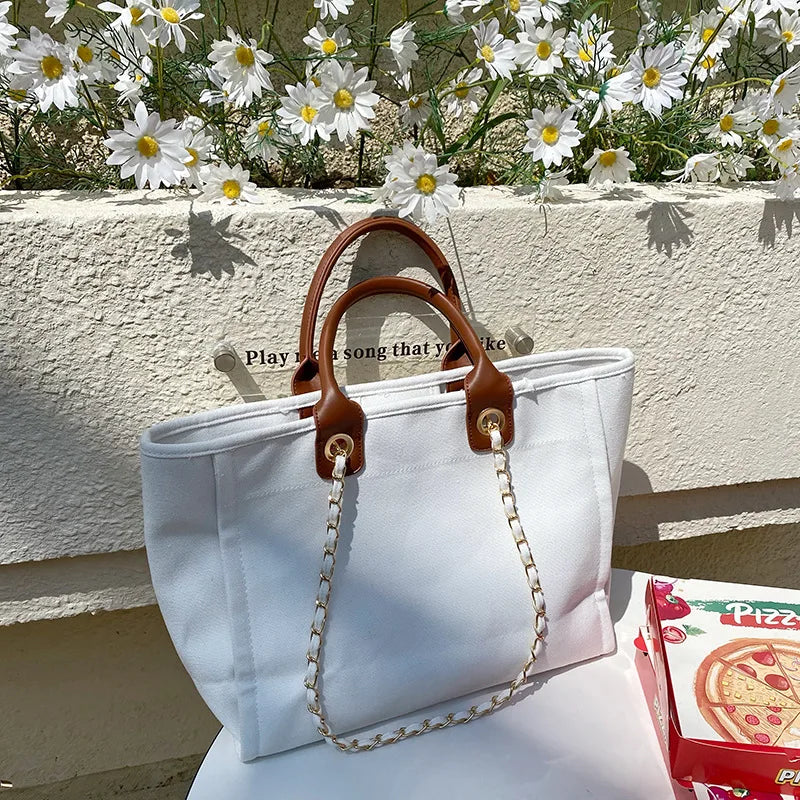 Canvas Occupational Commuting Shoulder Bag