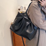Soft PU Leather Shoulder Bag Women Handbag Large Capacity