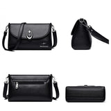 Women's Crossbody Bag High-Quality PU Leather Shoulder Handbag