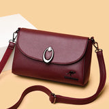 Women's Crossbody Bag High-Quality PU Leather Shoulder Handbag
