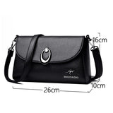 Women's Crossbody Bag High-Quality PU Leather Shoulder Handbag