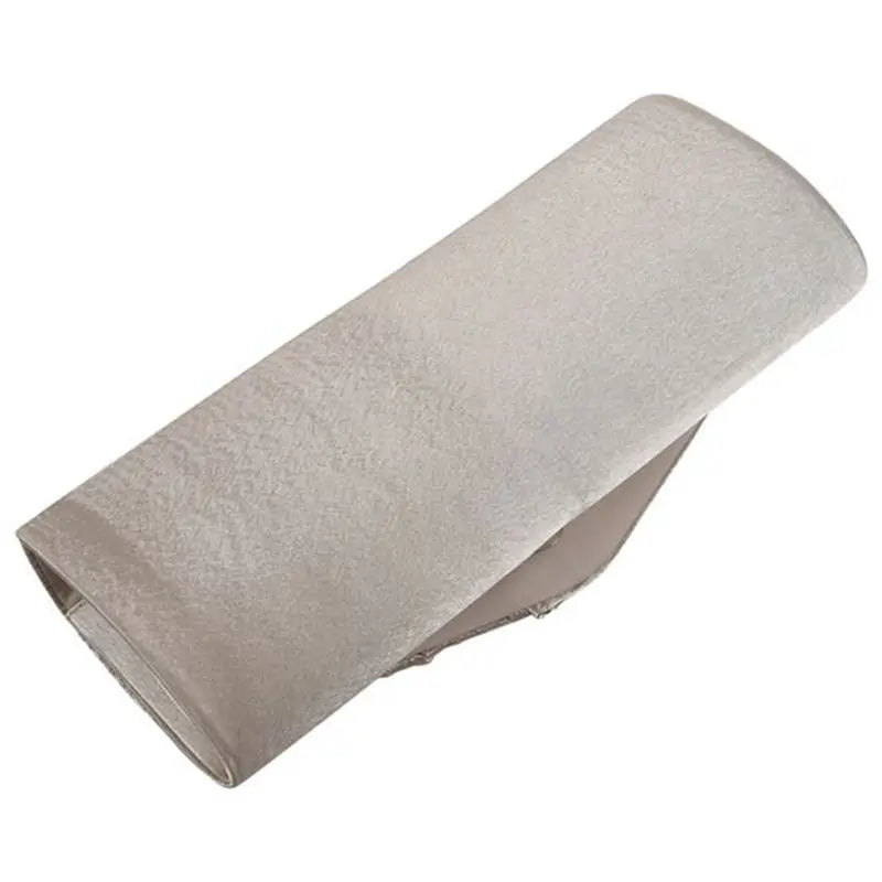 Diamond Ruffle Envelope Clutch Bag in Apricot