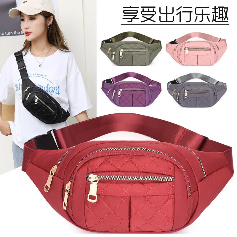 Casual Nylon Cross-Body Bag for Women Running