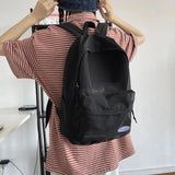 Transparent Mesh Nylon School Bag Backpack Large Capacity