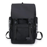 Canvas Stitching Contrast School Backpack Large Capacity Tote Bag