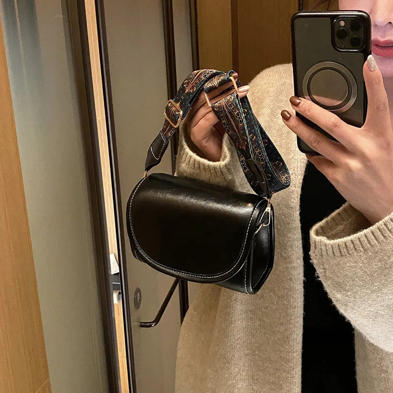 Women's Crossbody Bag Small Flap Shoulder Handbag Purse