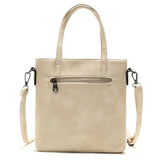 Vintage Zipper Handbag Dark Shoulder Strap Satchel