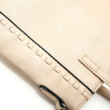 Vintage Zipper Handbag Dark Shoulder Strap Satchel