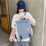 Ladies Oxford Cloth Waterproof School Backpack - Large Capacity