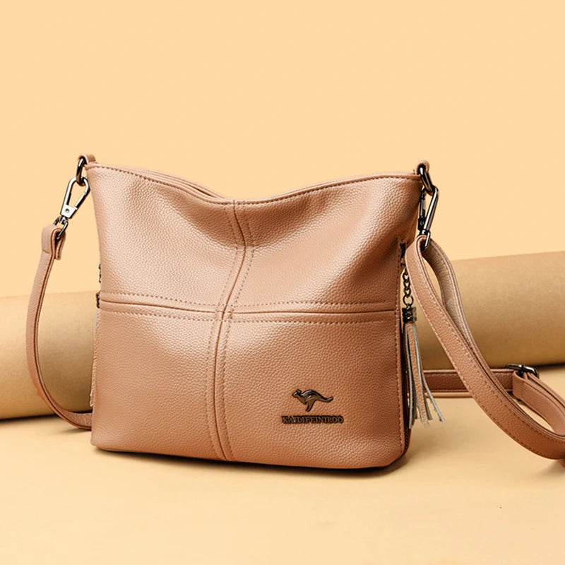 Leather Crossbody Handbags for Women