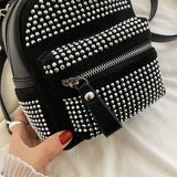 Ladies Mini Small Backpack High Soft Leather PU Backpack