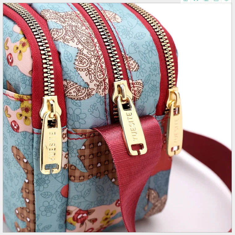 Casual Nylon Shoulder Bag Outdoor Crossbody Handbag