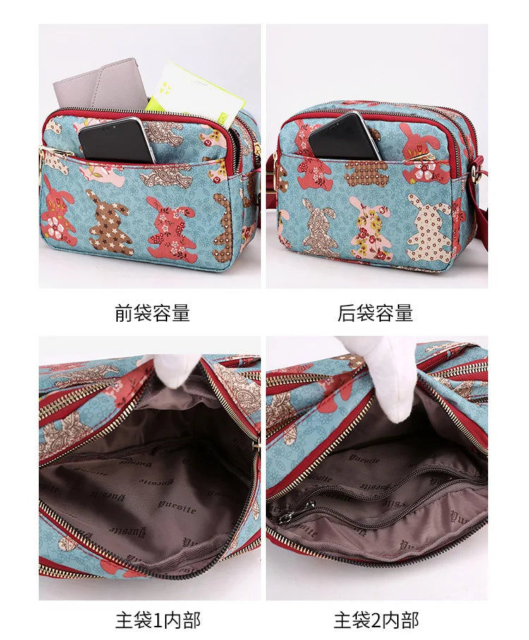 Casual Nylon Shoulder Bag Outdoor Crossbody Handbag