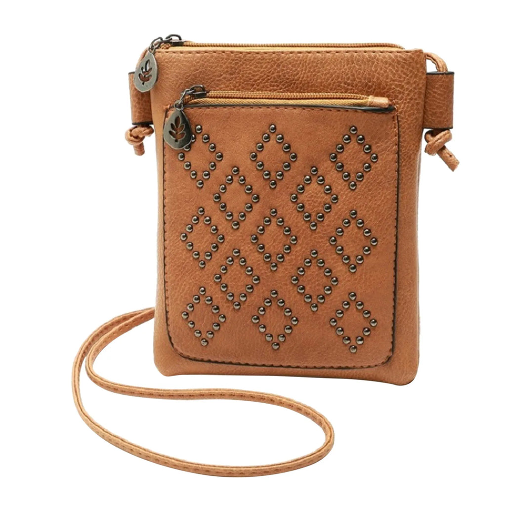 Casual Leather Mobile Shoulder Bag for Women