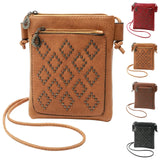 Casual Leather Mobile Shoulder Bag for Women
