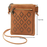 Casual Leather Mobile Shoulder Bag for Women