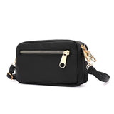 Waterproof Nylon Small Clutch Bag Women Shoulder Bag Mobile Wallet