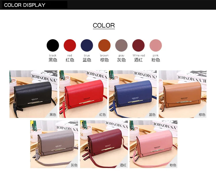 Women's Touch Screen Cell Phone Purse Wallet Shoulder Bag