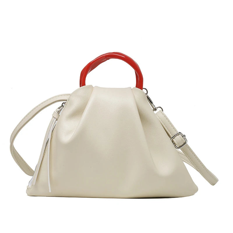 Small PU Shoulder Bag Casual Cross Body Clutch Bag for Girls