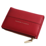 Short Two-Fold Multi-Card Women's Wallet