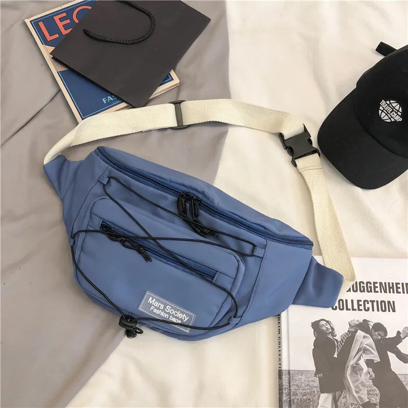 Ladsoul Hip Hop Bags High Outdoor Big Belt Waist Packs Large Capacity Waist Bag