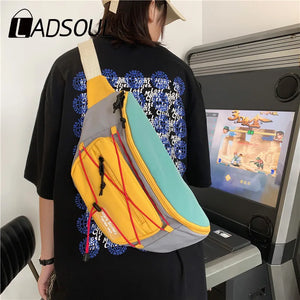 Ladsoul Hip Hop Bags High Outdoor Big Belt Waist Packs Large Capacity Waist Bag
