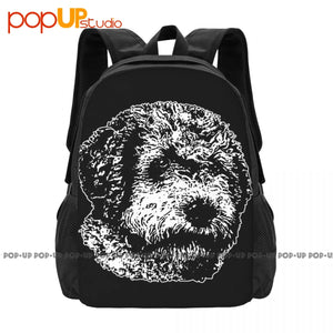 Lagotto Romagnolo Graphic Backpack Large Capacity Print Eco Friendly