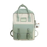 Travel Laptop Backpack with Plush Pendant - Durable School Daypack