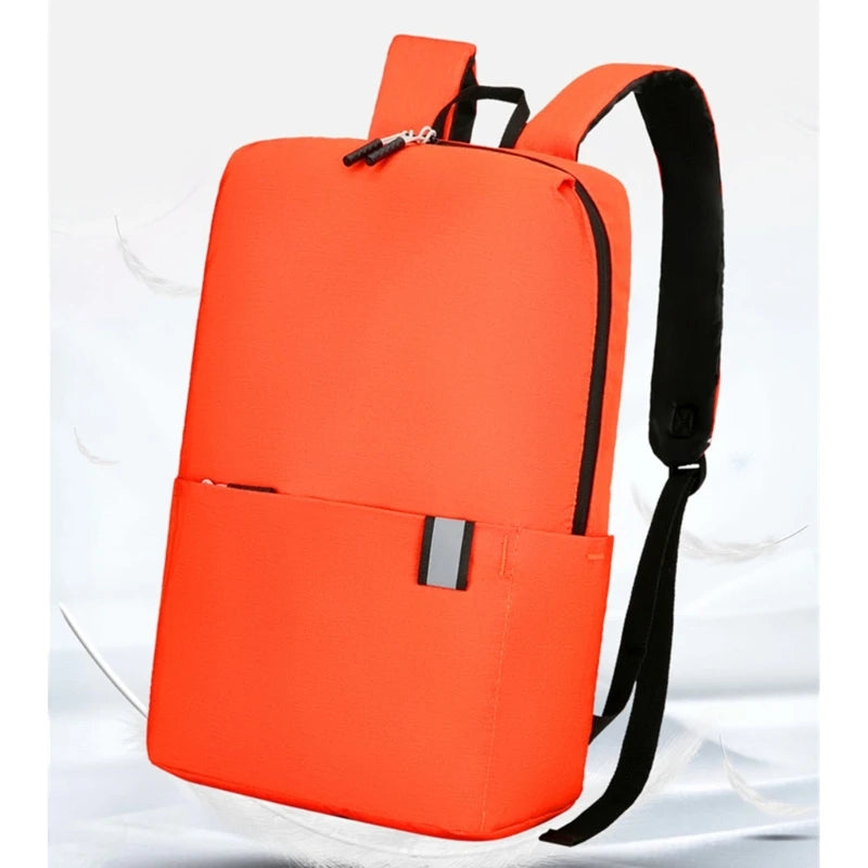 Reflective Stripe Laptop Backpack Large Capacity Daypack