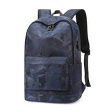 Camouflage Laptop Backpack, Anti Theft, Unisex Travel Shoulder Bag