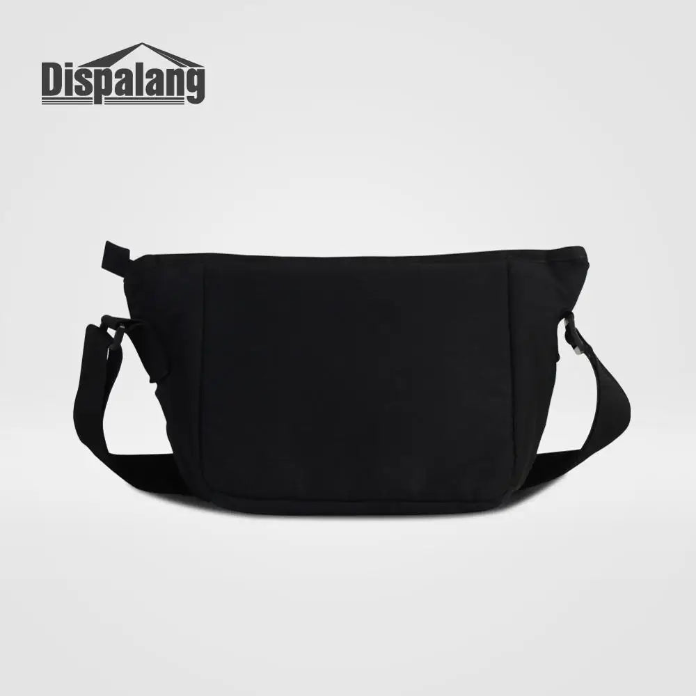 Brazil National Flag Print Canvas Messenger Bag