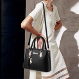 Large Capacity Women's Tote Bag PU Leather Handbag Shoulder Wallet Bags