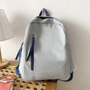 Large Capacity Women's Backpack Solid Harajuku Ulzzang Casual School Bags