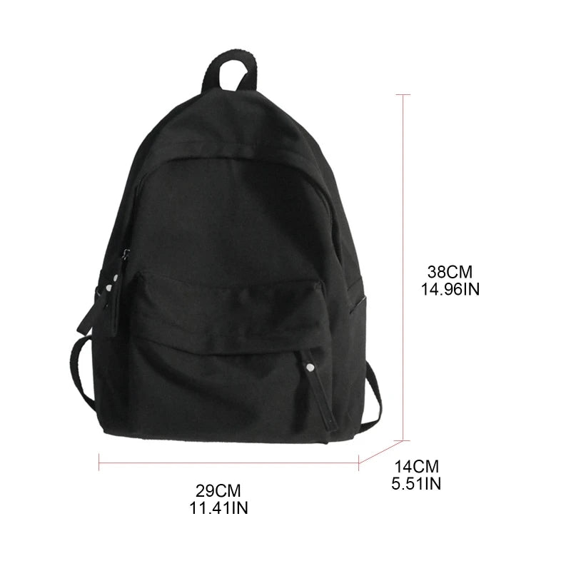 Large Capacity Nylon Backpack Travel Rucksack School Bag Women Student Teenagers