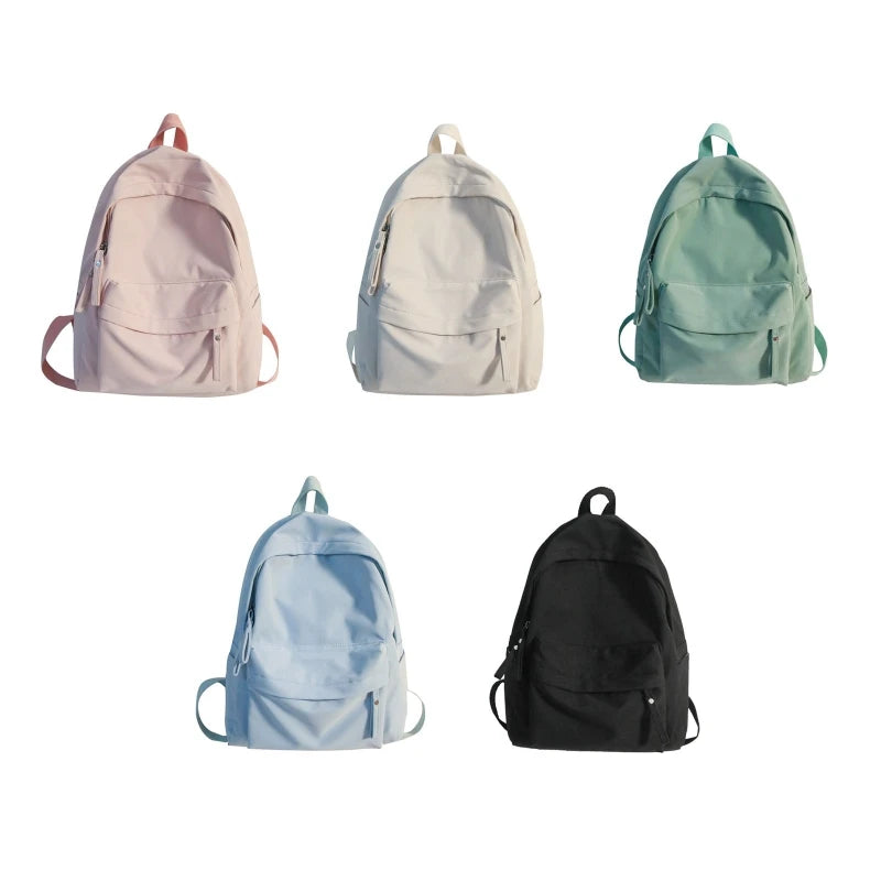 Large Capacity Nylon Backpack Travel Rucksack School Bag Women Student Teenagers