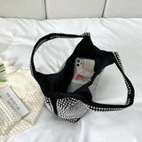 Bright Diamond Bucket Bag One Shoulder Portable Dinner Bag