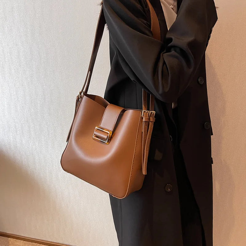 Bucket Messenger Bags Large Capacity Shoulder Bags 2 Sets