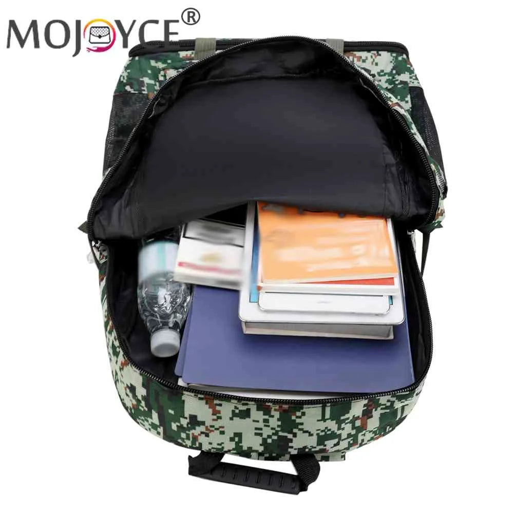 Large Capacity Camo Yoga Backpack Waterproof for Weekend Vacation