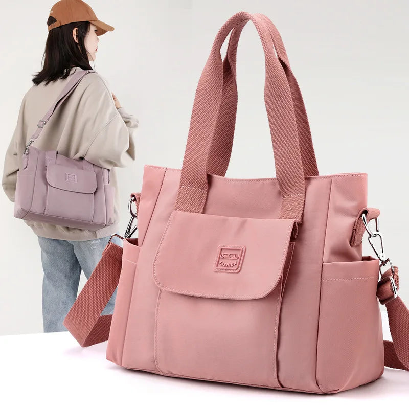 Casual Women Shoulder Handbag Large Capacity Nylon