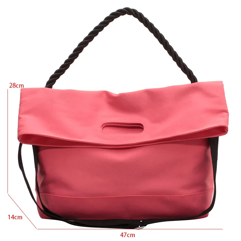 Large Capacity Cloth Shoulder Bag Multifunctional Big Tote Bag Casual Bags