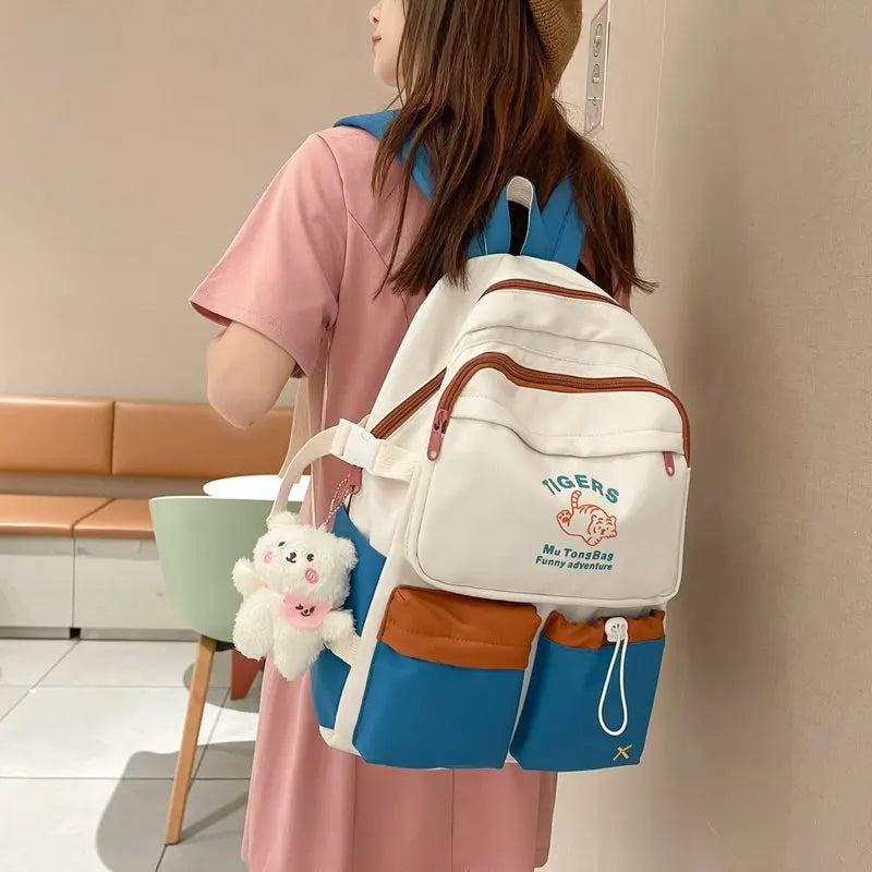 Large-Capacity Rucksack for Women Casual Student Girl Backpack