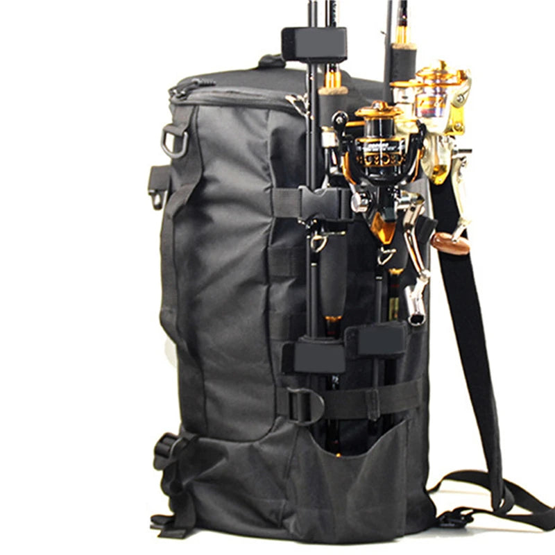 Large Capacity Fishing Bag Outdoor Sports Waist Pack Fishing Lures Gear Storage