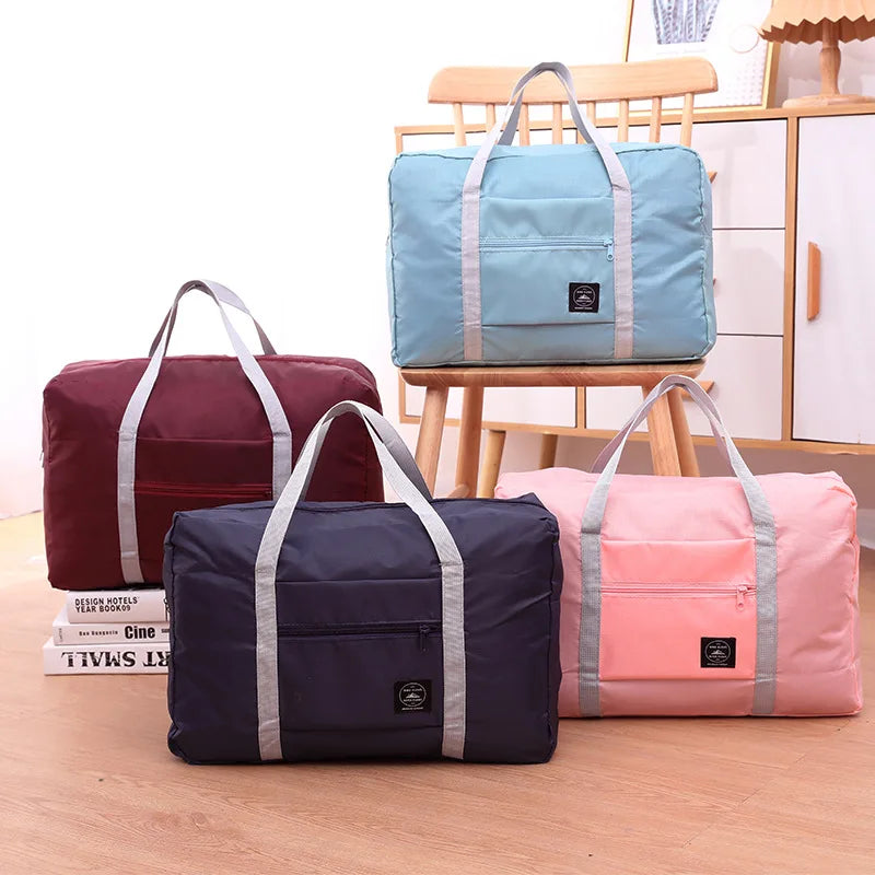 Large Capacity Foldable Tote Travel Bags Luggage WaterProof Handbags