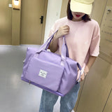 Large Capacity Foldable Travel Bags Waterproof Luggage Tote Handbags
