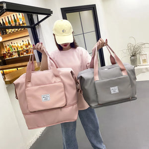 Large Capacity Foldable Travel Bags Waterproof Luggage Tote Handbags