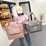 Large Capacity Foldable Travel Bags Waterproof Luggage Tote Handbags
