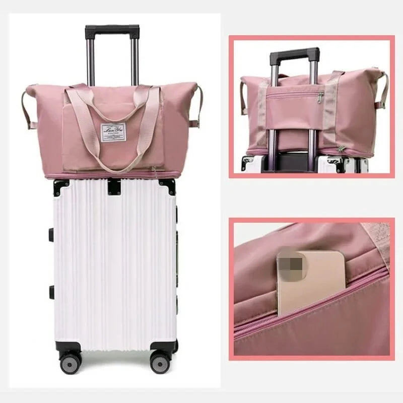 Large Capacity Folding Travel Bag Portable Lightweight Waterproof Bag