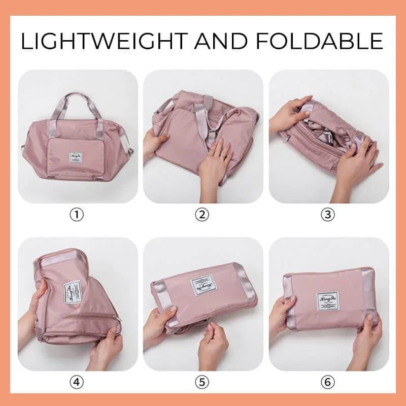 Large Capacity Travel Bag Lightweight Waterproof Tote Hand